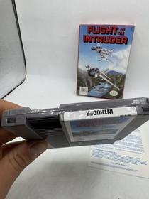 Flight Of The Intruder - (Nintendo NES Game) Box And Game - Authentic - Tested