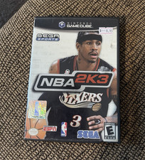 Sega Sports NBA 2K3 Nintendo GameCube Basketball Game 2002 Manual Included E