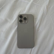 Apple iPhone 15 Pro 128GB Natural Titanium Unlocked, 9/10 condition  