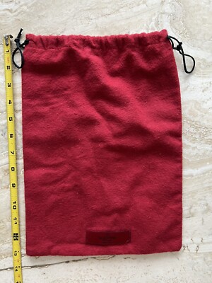 Valentino Garavani COTTON  Dust bag Shoe Boots Bag Protector Red Color S Small