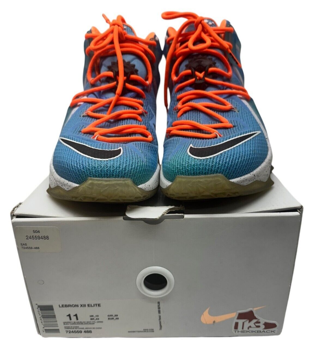 Nike LeBron 12 X11 Elite Elevate 2015 Size 11 [724559-488 