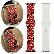 Cartoon Strap Disney Mickey Silicone Watch Band Fr iWatch Apple SE 3 2 11 10 9 8