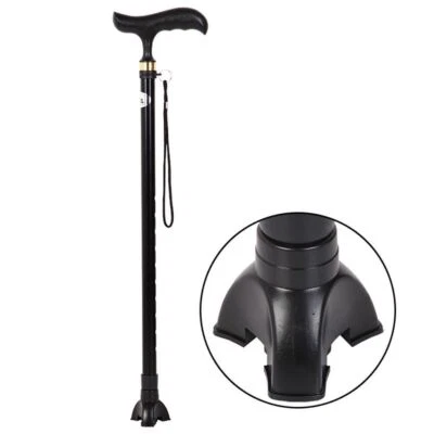 Crutch Canes Leg Rubber Self Standing Walking Stick Tripod Tip End Cap Non-slip