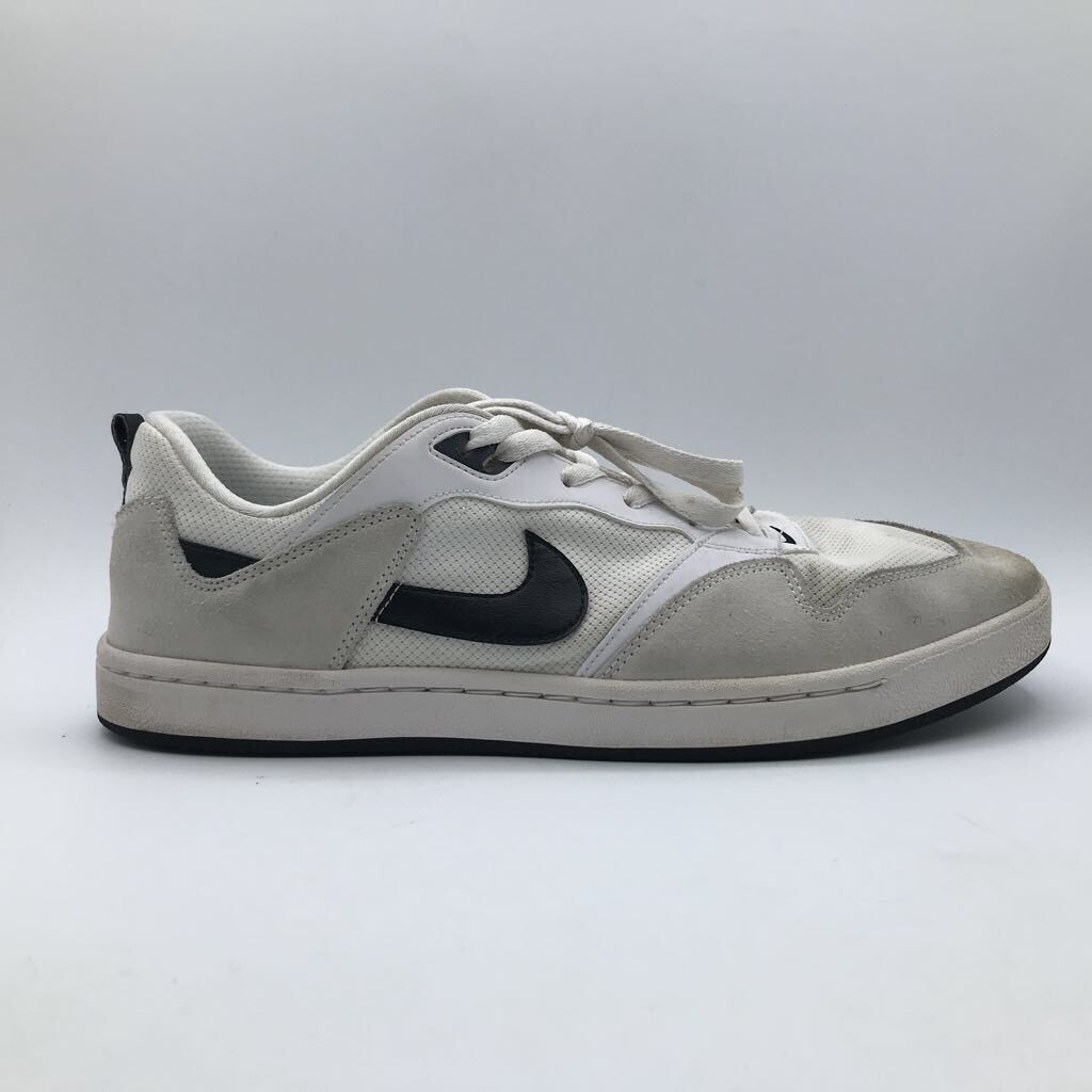 Nike Mens Sb Alleyoop Skate Shoes White 
