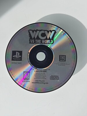 WCW vs. The World - Greatest Hits (Sony PlayStation 1, PS1) DISC ONLY
