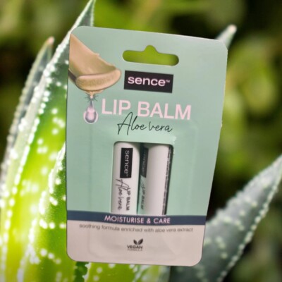 Sence Lip Balm Aloe Vera Moisture &Care 2×4,3 g