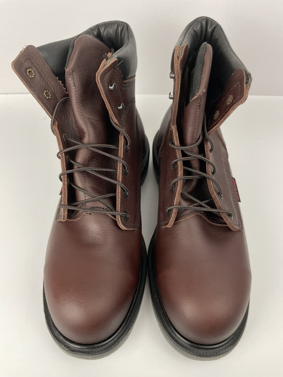 Red Wing Work Boots Mens 12 E2 USA Made 2406 Safety Toe Brown Leather EH ASTM Men main image 3