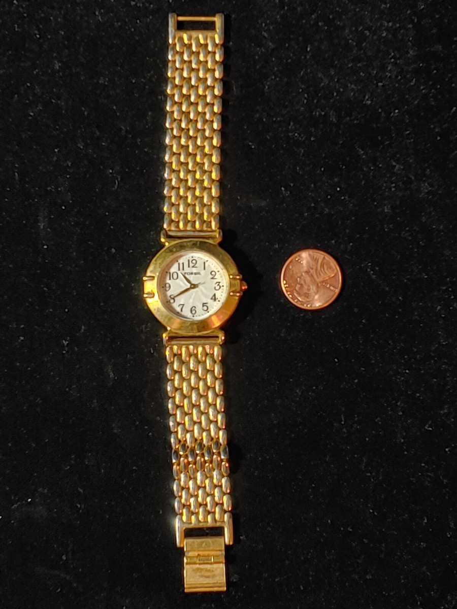 Vintage Fossil Watch Unisex Gold Tone | eBay display picture 1