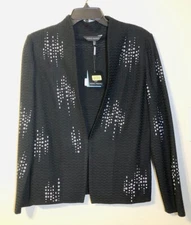 Ming Wang Women's Long Sleeve Jacket, Size-S