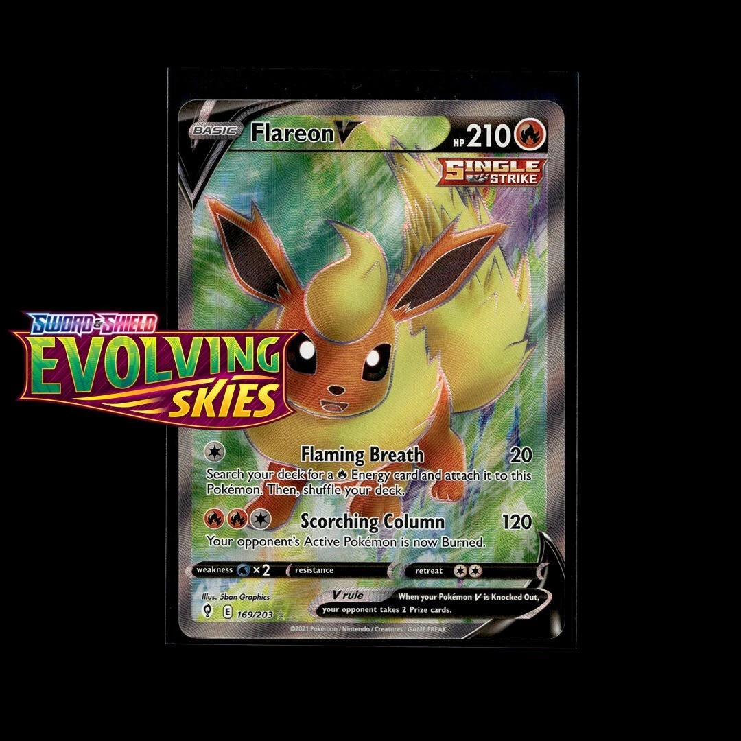 25+ Flareon V Pokémon TCG Cards for sale | Updated Oct 2026