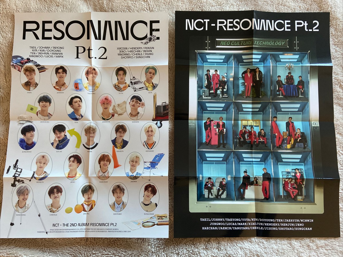 NCT 2020 Resonance Album POSTERS PT. 2 Arrival + Departure Ver. | eBay