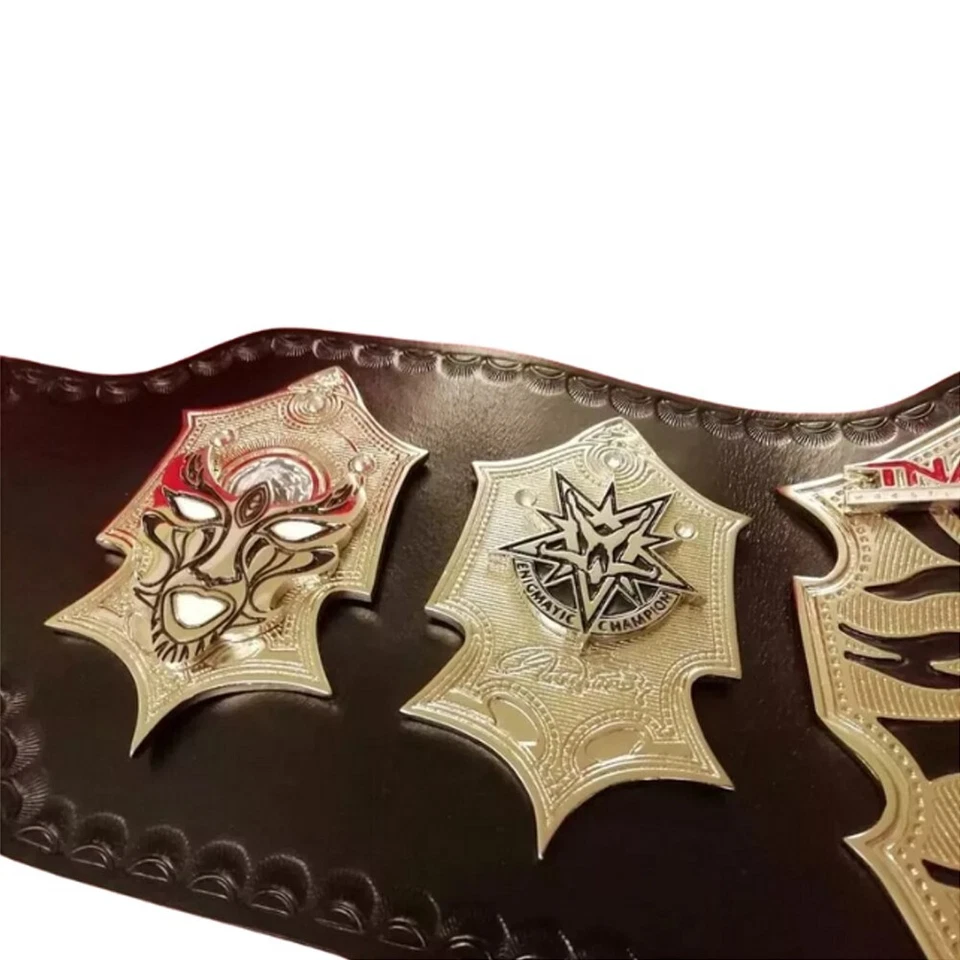 Cinturón de título réplica TNA Jeff Hardy campeón de lucha de peso pesado 2 mm / 4 mm Foto 3 de 3