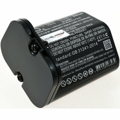 Akku für Wischroboter iRobot Braava Jet M6 10,8V 2600mAh/28,1Wh Li-Ion Schwarz