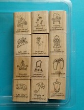 Stampin Up A LITTLE LOVE Rubber Stamp Set