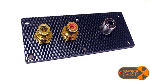 UPGRADE KIT GOLD RCA CINCH PLAQUE "AUDIO ONLY" PLATINE VINYLE PHONO TURNTABLE - Zdjęcie 2 z 9