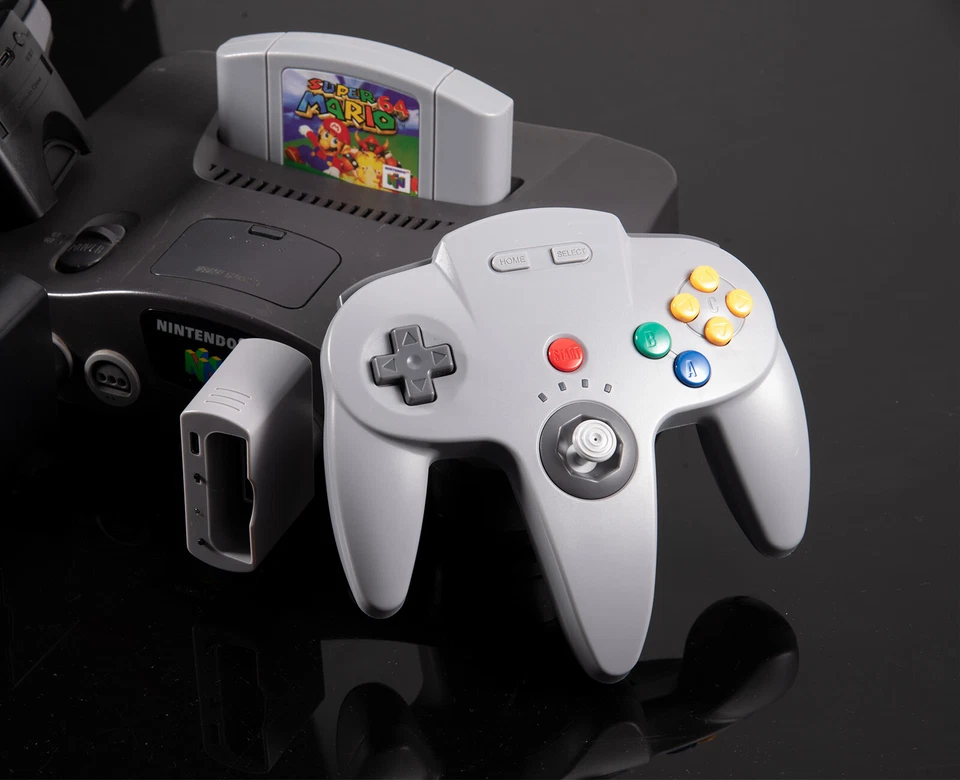 2.4G Wireless N64 Controller Remote Game Pad with Rumble Pak for Nintendo N64 - Image 4 of 4