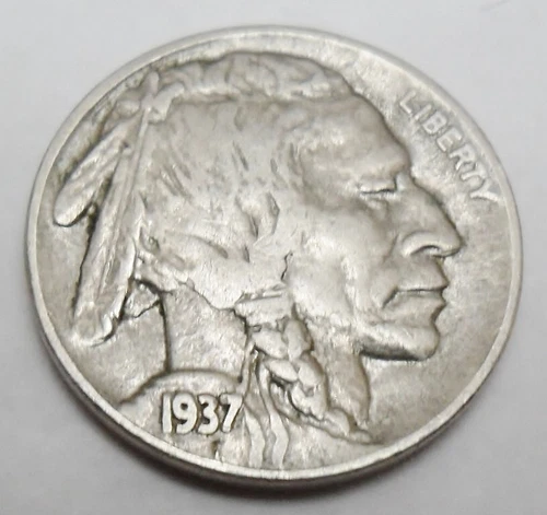 1937 D INDIAN HEAD "BUFFALO" NICKEL   *XF - EXTREMELY FINE*   **FREE SHIPPING**
