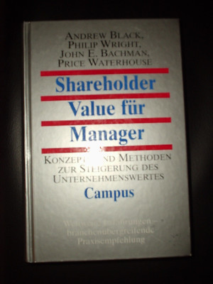 Shareholder Value für Manager Black Wright