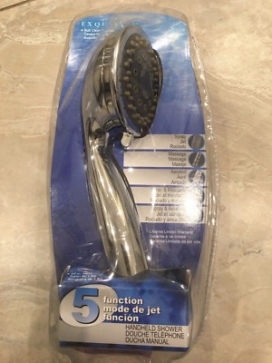 5 Spray Settings Handheld Shower With 60-Inch Hose And Mounting Bracket