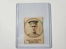 Sergeant Lester J. Wentworth Ansonia Connecticut 1918 World War 1 WW1 Hero