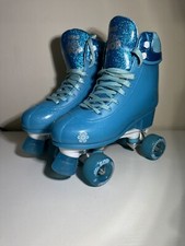 CRAZY SKATES Glitter Pop Girls Blue Adjustable Medium Sizes 3-6