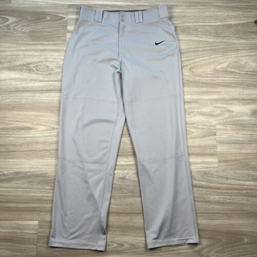 Nike Baseball Hose grau Dri Fit Erwachsene Large Softball Sport Herren Logo