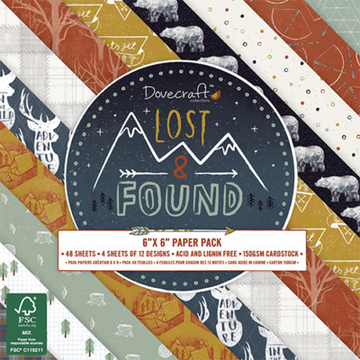 Dovecraft Lost & Found PROBE 12 X 6'' X 6'' für Karten & Basteln 