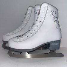 Bladerunner Solstice Ice Skates - Youth Size 1- White Figure Skates