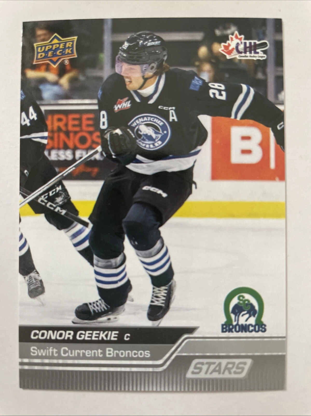 Conor Geekie trading card