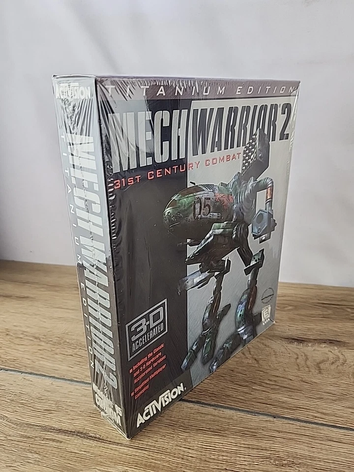NEW & Sealed - MechWarrior 2: Titanium Edition (PC, 1998, CD-ROM) Big Box RARE - Image 2 of 4