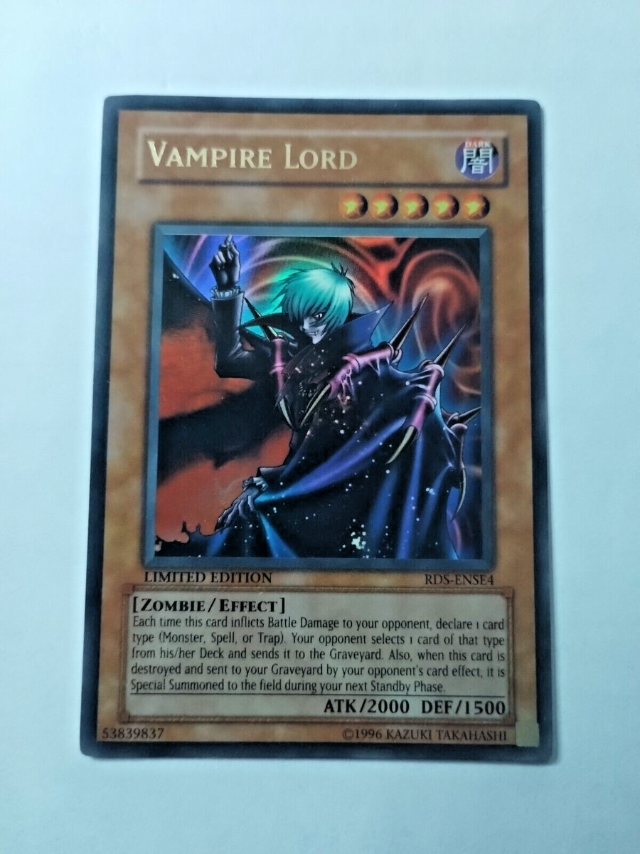 vampire lord yugioh card Vampire Genesis SD2-EN001 Yu-Gi-Oh! Card main image 1