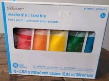 Creatology Washable Kids Paint, 10 Pack Of Different Colors 100 ml Each