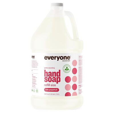 	Everyone Liquid Hand Soap Refill 1 Gallon Ruby Grapefruit Plant-Based	