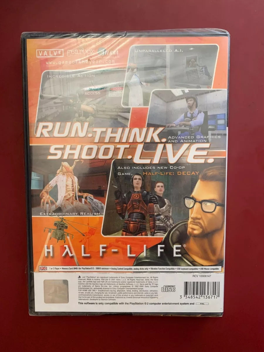 Half Life Black Label Brand New Factory Sealed Sony Playstation 2