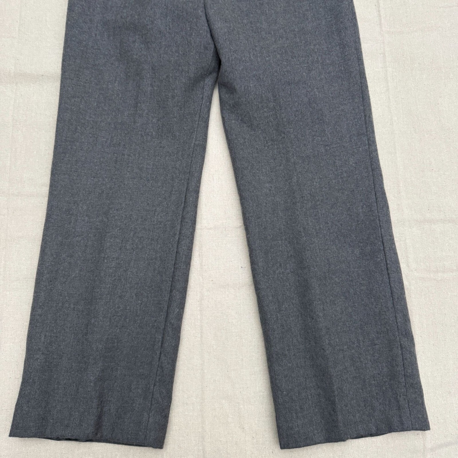 Pendleton Gray Straight-Leg Wool Blend Pants Butt… - image 4