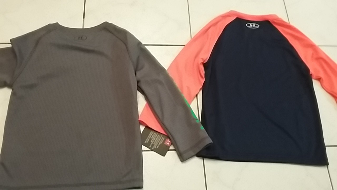 NWT Boys LOT UNDER ARMOUR top size 4 thermal plus jersey top UA gear image 3