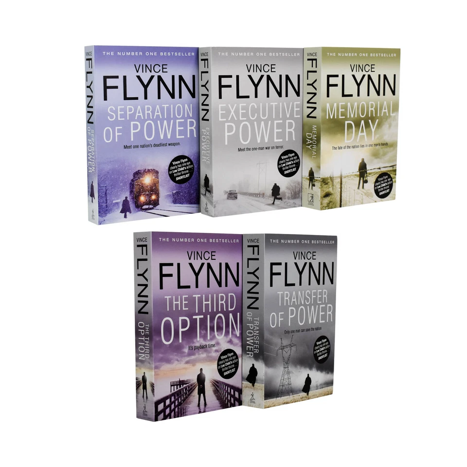 Mitch Rapp Series 5 Books Collection Set By Vince Flynn - Adult - Paperback Foto 2 de 4
