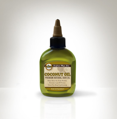 Difeel Premium Natural Hair Oil -  Coconut Oil 2.5 oz.