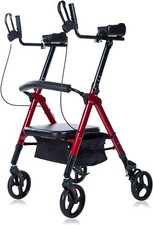 Andador vertical de alta resistencia 2026, andador andador de pie asiento extra ancho 500 lb