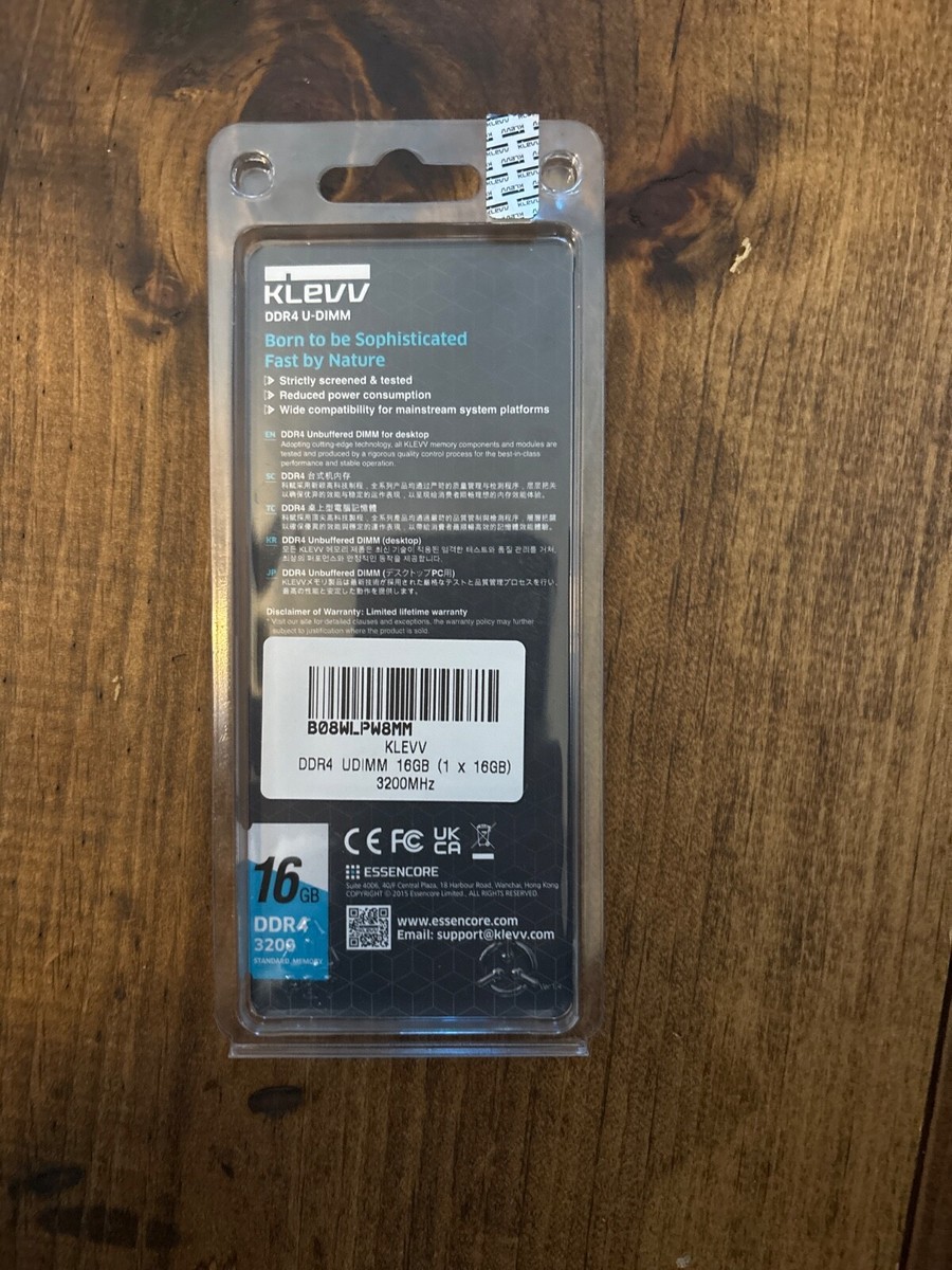 ほぼ未使用 ddr4 16GB×2 32GB KLEVV KLEVV CRAS X RGB DDR4 32GB (2x16GB) 3200MHz CL16 1.35V