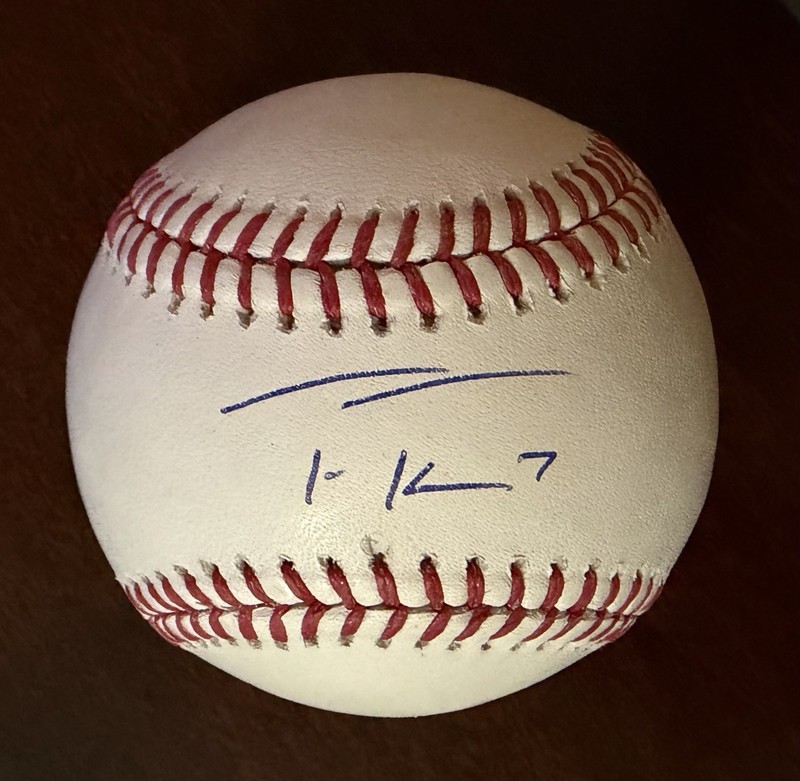 Trea Turner Autographed Baseball PSA/DNA Certification Philadelphia Phillies