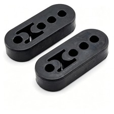 2 PCS Exhaust Hanger Bushing, 4 Holes Adjustable Muffler Hanger, High Density...