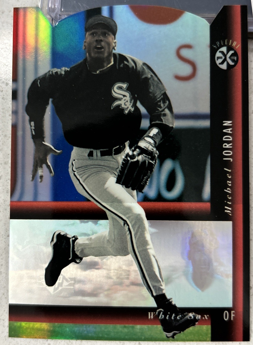 Michael Jordan 1994 Upper Deck SP Holoview Fx Special Fx Die-Cut #16 NBA