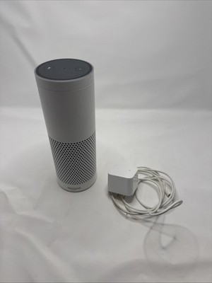 Amazon Echo 1st Generation White Bluetooth Alexa-Enabled Smart Speaker SK705DI