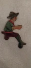 VINTAGE MARX WIND UP CLIMBING TRACTOR TIN LITHO DRIVER 40S