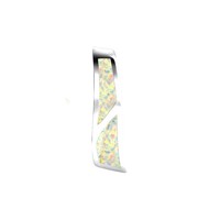 AnhäNger 925 Sterling Silber Rhodiniert Synth. Opal Weiß Damen Kette NEU