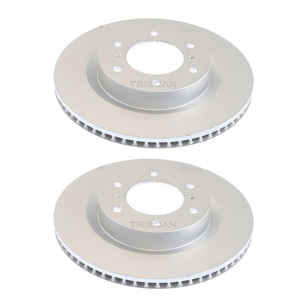 2 Bremsscheiben BelüFtet Ø 332 Mm Triscan FüR U.A. Mitsubishi Pajero-image