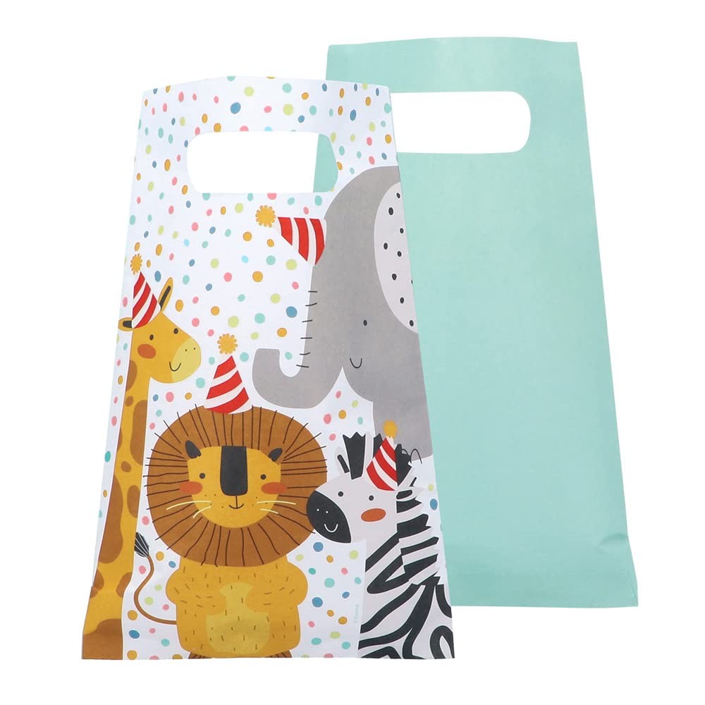 Boland 10 Wild Animals Paper Party Bags for Childrens Birthday Parties and Zoo 1890₽