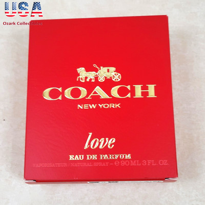 Coach Love 3 oz Empty Box Only No Fragrance Or Bottle Eau De Perfume Box Only