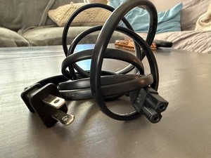 Black Power Cord IEC C13 3-Prong